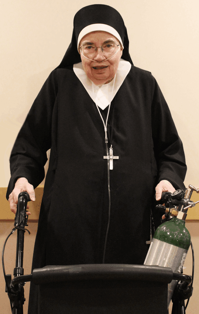 YOU help us care for Sister Mary De Paul and all our elder Sisters. Thank you for your generosity!