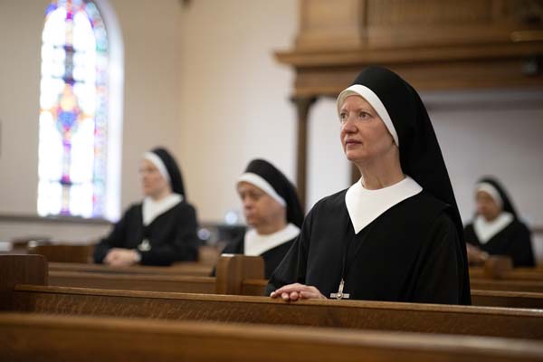 BALTIC, Conn. (July 19–22, 2025) – Sisters of Charity of Our Lady Mother of the Church are seen in scenes of daily life at their Motherhouse in Baltic, Connecticut, including moments of prayer, Eucharistic Adoration, work, and service. Rooted in a spirit of simplicity and charity, their charism is to live in the Heart of the Church and to provide for its needs and the needs of God’s people through contemplative devotion and apostolic action.

© Jeffrey Bruno 2025. All rights reserved